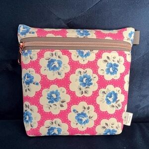 handmade cosmetic cath kidston provence rose pink pouch